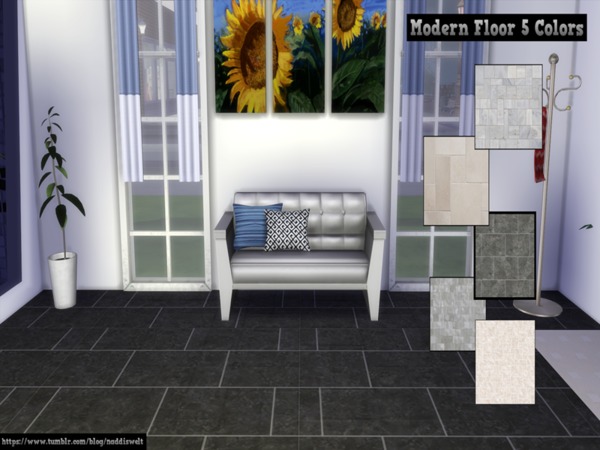 Sims 4 Stone floor by Naddiswelt at TSR