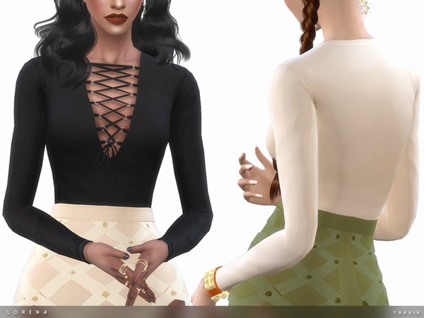 Sims 4 Lorena Set by toksik at TSR