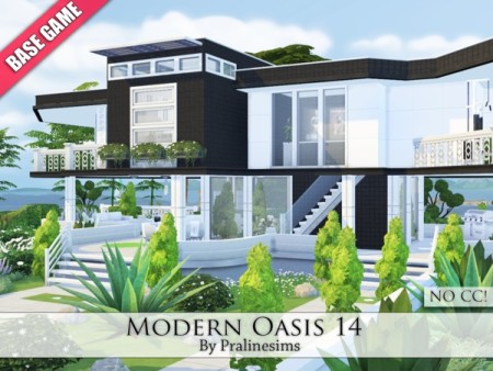 Modern Oasis 14 by Pralinesims at TSR » Sims 4 Updates