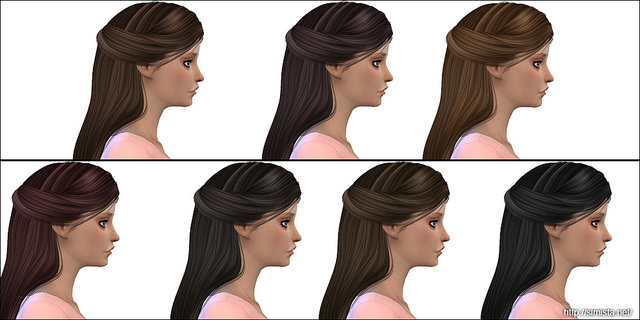 Sims 4 Gold Dust Hair Retexture at Simista