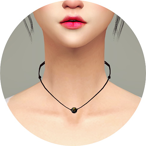 Sims 4 Simple Necklace v3 Round Bead at Marigold