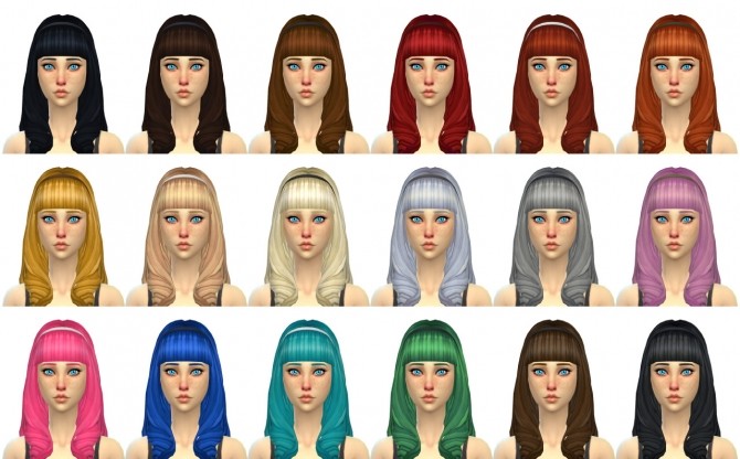 Sims 4 Gwen Hair at Simduction