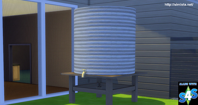 Sims 4 Rainwater Tank at Simista