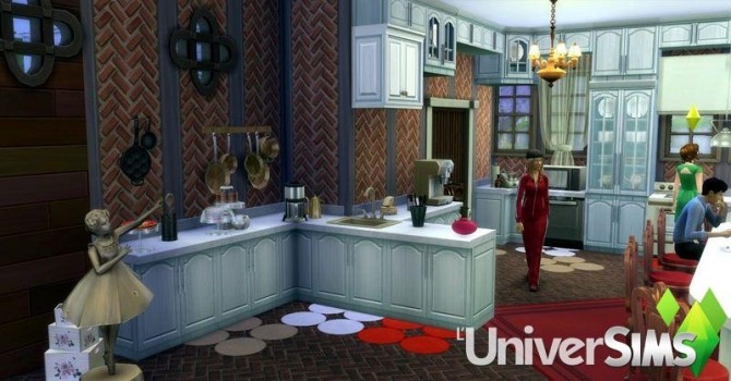 Sims 4 La Roselière house by Coco Simy at L’UniverSims