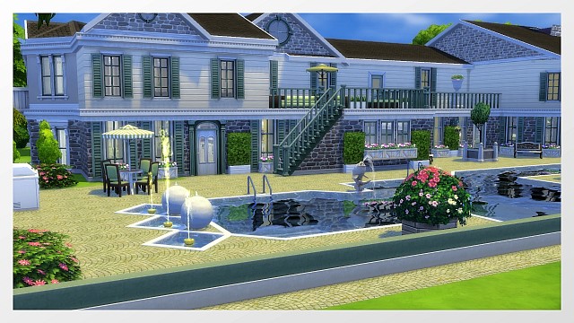 Sims 4 Villa by Oldbox at All 4 Sims