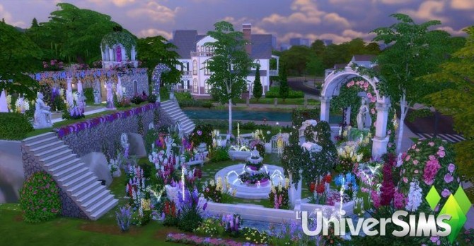 Sims 4 Bosquet des Amours house by Coco Simy at L’UniverSims