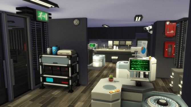 Sims 4 Daylesford Police Station at RomerJon17 Productions