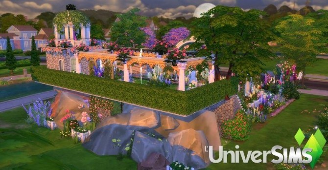 Sims 4 Bosquet des Amours house by Coco Simy at L’UniverSims