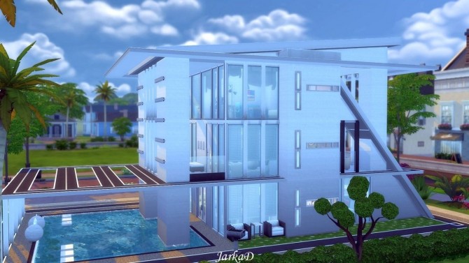 Sims 4 ATYPIC villa at JarkaD Sims 4 Blog
