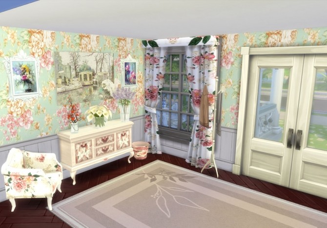 Shabby Style House by Mary Jiménez at pqSims4 » Sims 4 Updates