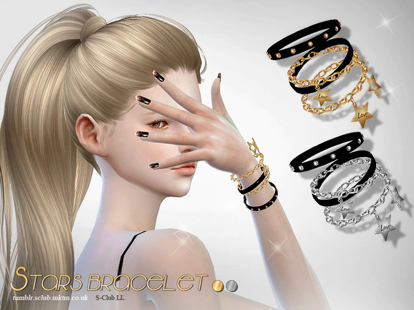 Sims 4 Bracelet N03 by S Club LL at TSR