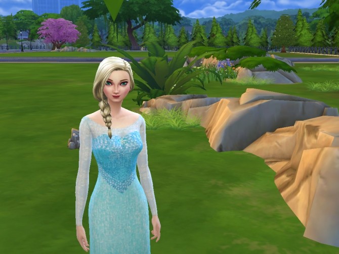Sims 4 Elsa from Frozen by Niharika.Basu at Mod The Sims