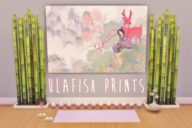 Sims 4 Ulafish Prints at Hamburger Cakes