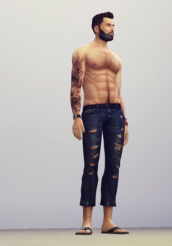 Sims 4 Vintage jeans #1 male at Rusty Nail