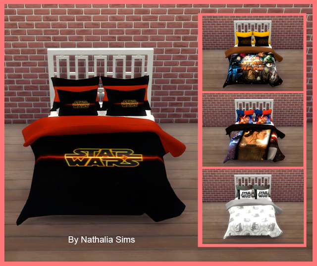 Sims 4 Star Wars Bedding Set at Nathalia Sims
