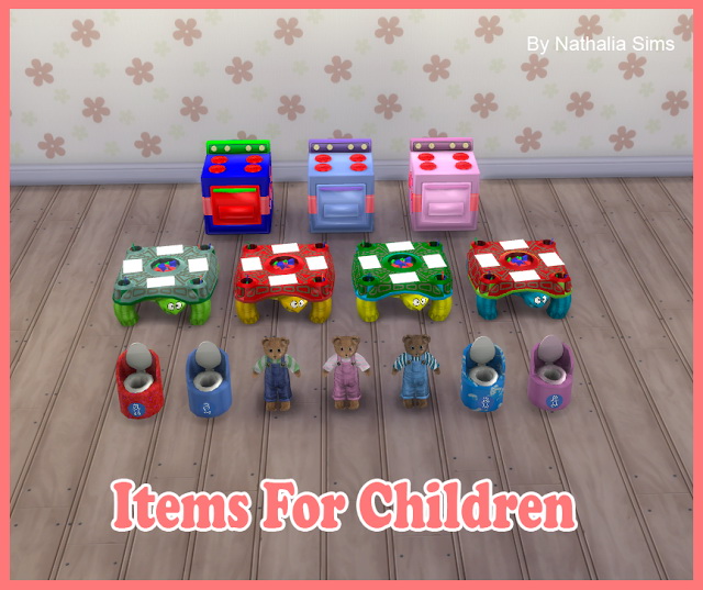 Sims 4 Items for children Deco Conversion at Nathalia Sims