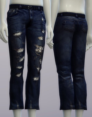 Vintage jeans #1 male at Rusty Nail » Sims 4 Updates