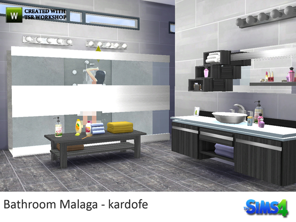 Sims 4 Bathroom Malaga by kardofe at TSR