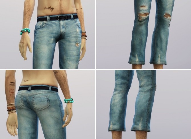 Sims 4 Vintage jeans #2 male at Rusty Nail