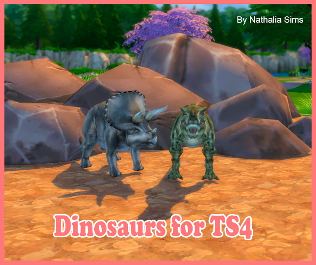 Sims 4 Dinosaurs at Nathalia Sims