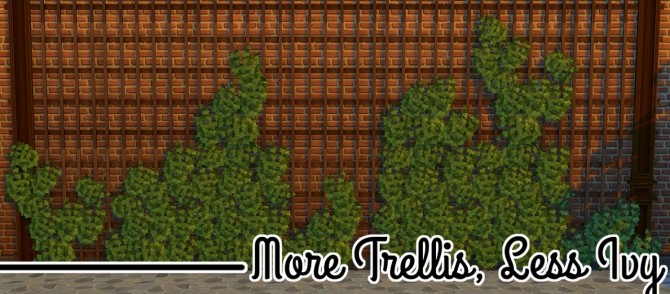 Sims 4 More Trellis, Less Ivy at Jool’s Simming