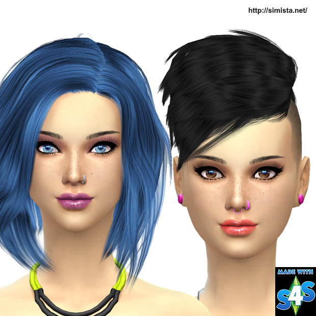 Sims 4 Nose and Septum Piercing Set at Simista