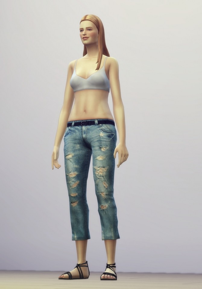Sims 4 Vintage jeans #1 female at Rusty Nail
