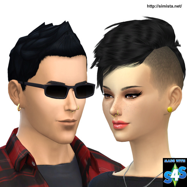 Sims 4 Nose and Septum Piercing Set at Simista