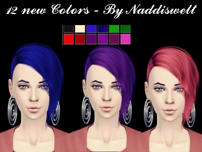 Sims 4 Retexture Hair V13 Roxanne at TSR
