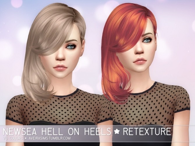 Sims 4 Newsea Hell on Heels Retexture at Aveira Sims 4