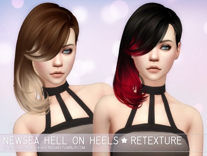 Sims 4 Newsea Hell on Heels Retexture at Aveira Sims 4