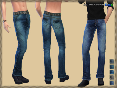 Jeans & Strap at Bukovka » Sims 4 Updates