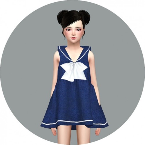 Child Sailor Dress at Marigold » Sims 4 Updates