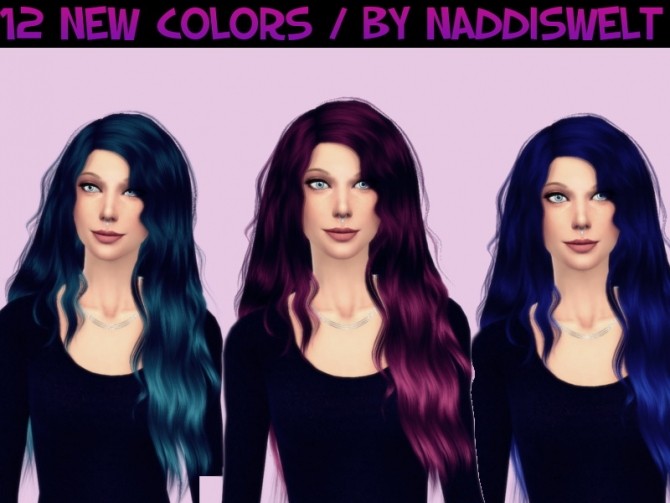 Sims 4 HAIR RETEXTURE at Naddi
