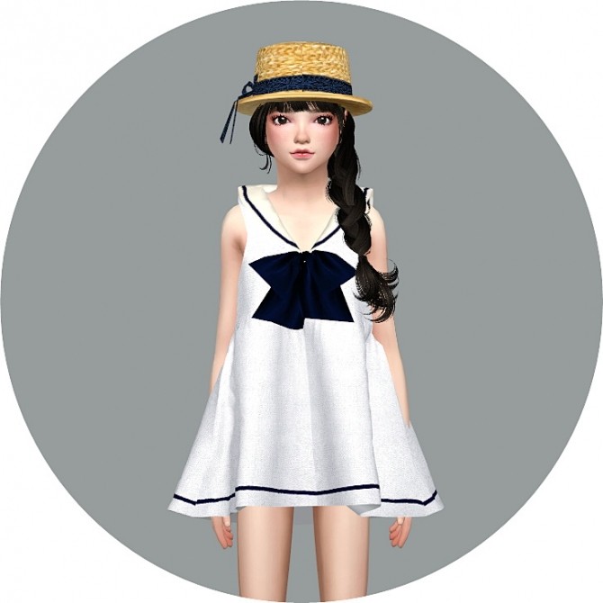 Sims 4 Child Sailor Dress at Marigold