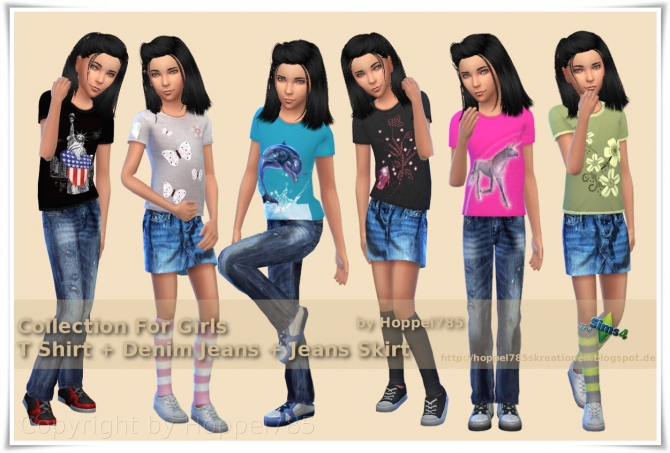 Collection For Girls at Hoppel785 » Sims 4 Updates