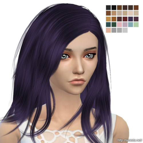 Runaway Hair Retexture at Simista » Sims 4 Updates