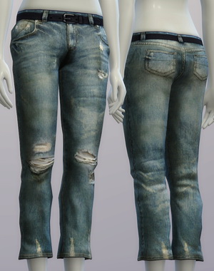 Sims 4 Vintage jeans #2 female at Rusty Nail