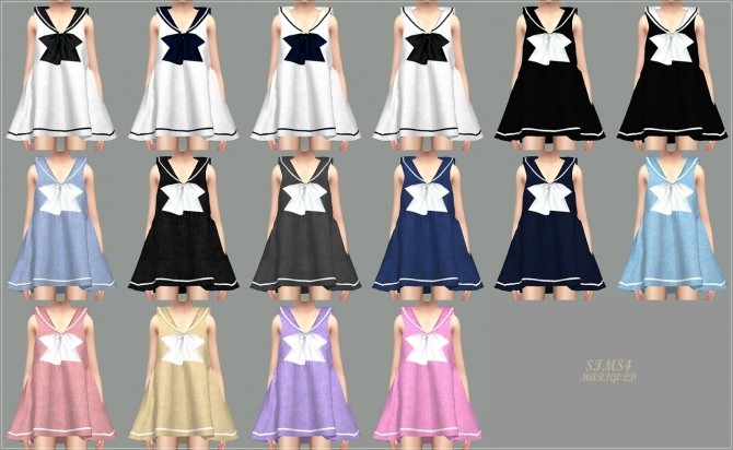 Sims 4 Child Sailor Dress at Marigold