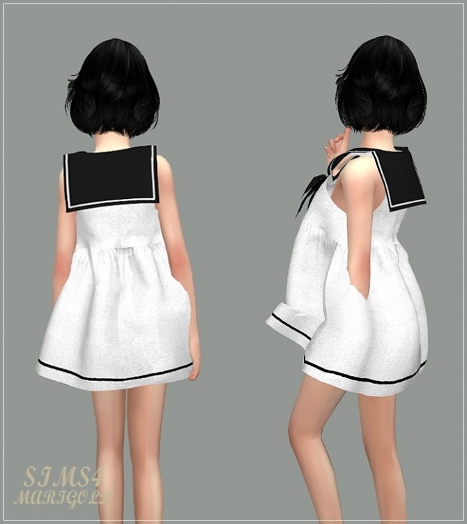 Sims 4 Child Sailor Dress at Marigold