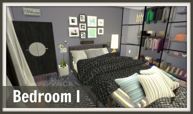 Sims 4 Bedroom I at Dinha Gamer