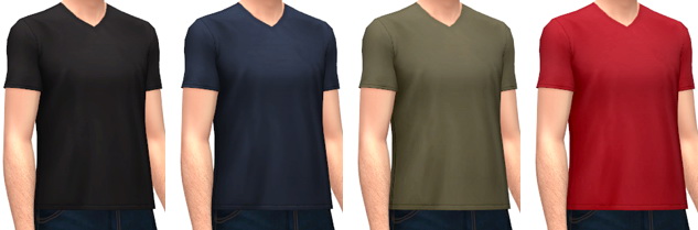 Sims 4 Relaxed Fit T Shirts at Marvin Sims