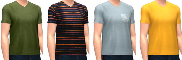 Sims 4 Relaxed Fit T Shirts at Marvin Sims