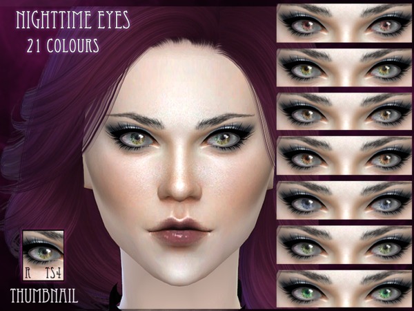 Sims 4 Nighttime Eyes by RemusSirion at TSR