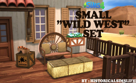 Small Wild West Object Set at Historical Sims Life
