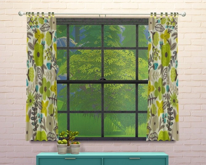Sims 4 Recolor of the Sims 4 Funs Adventure Curtains at 4 Prez Sims4