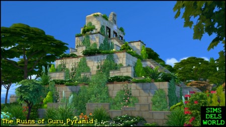 Lost World Guru Ruins at SimsDelsWorld