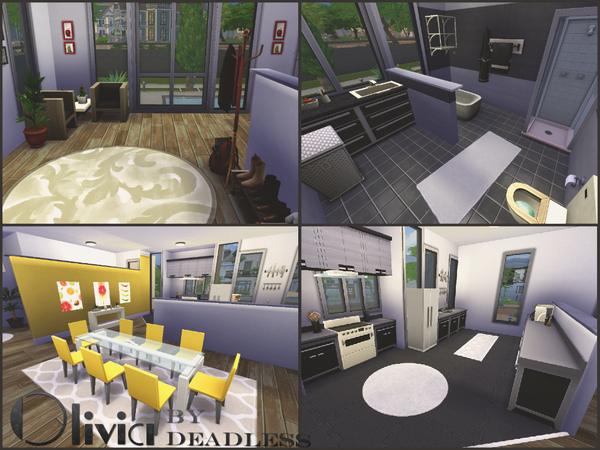 Sims 4 Olivia house by Deadless at TSR