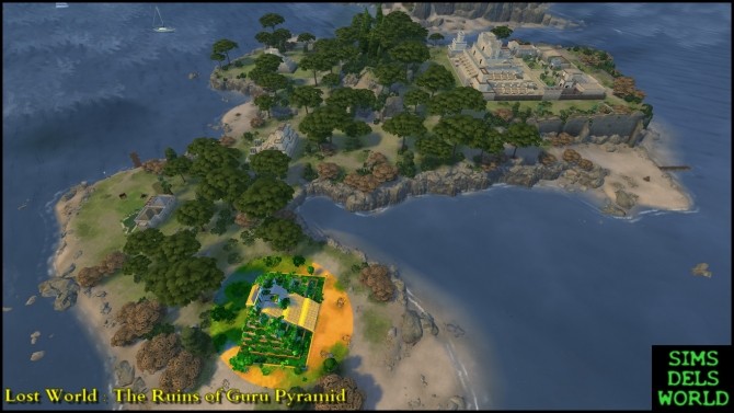 Sims 4 Lost World Guru Ruins at SimsDelsWorld