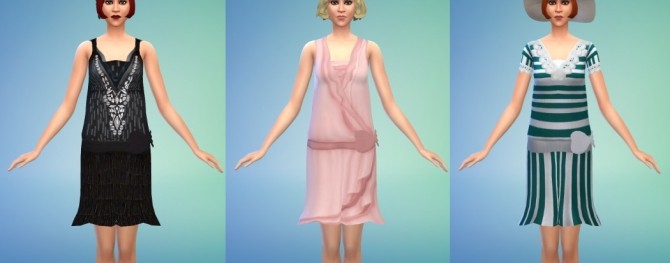 Sims 4 Tora Dress Set at Budgie2budgie